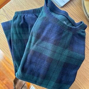 Teen Holiday Plaid PJ Jogger Set